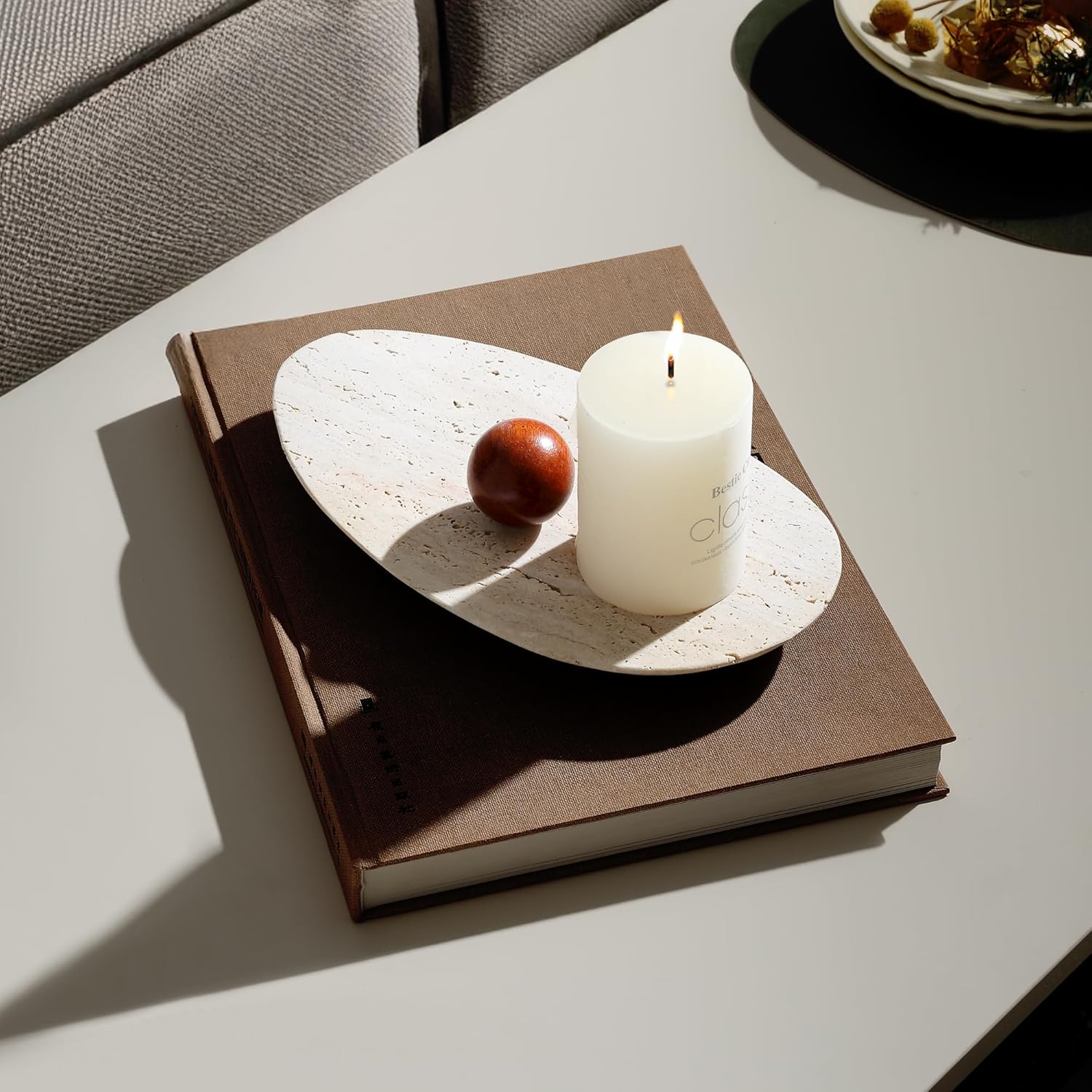 Traverten Makyaj Tepsisi, Bany - Vanity Home Decor incelemesi ve fiyatı