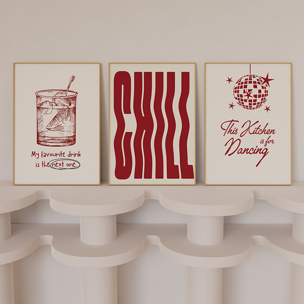 Trendy Retro duvar seti baskıl - Home Decor Aesthetic Pinterest incelemesi ve fiyatı